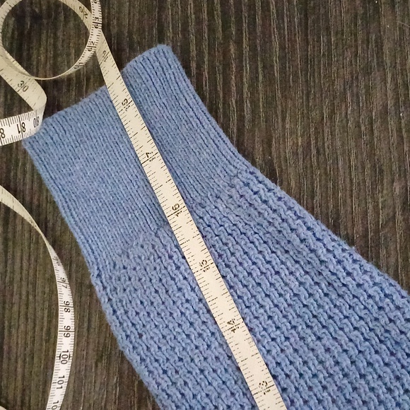 🔥🔥🔥Madewell Cornflower blue convertible turtleneck crewneck sweater S - Picture 8 of 13